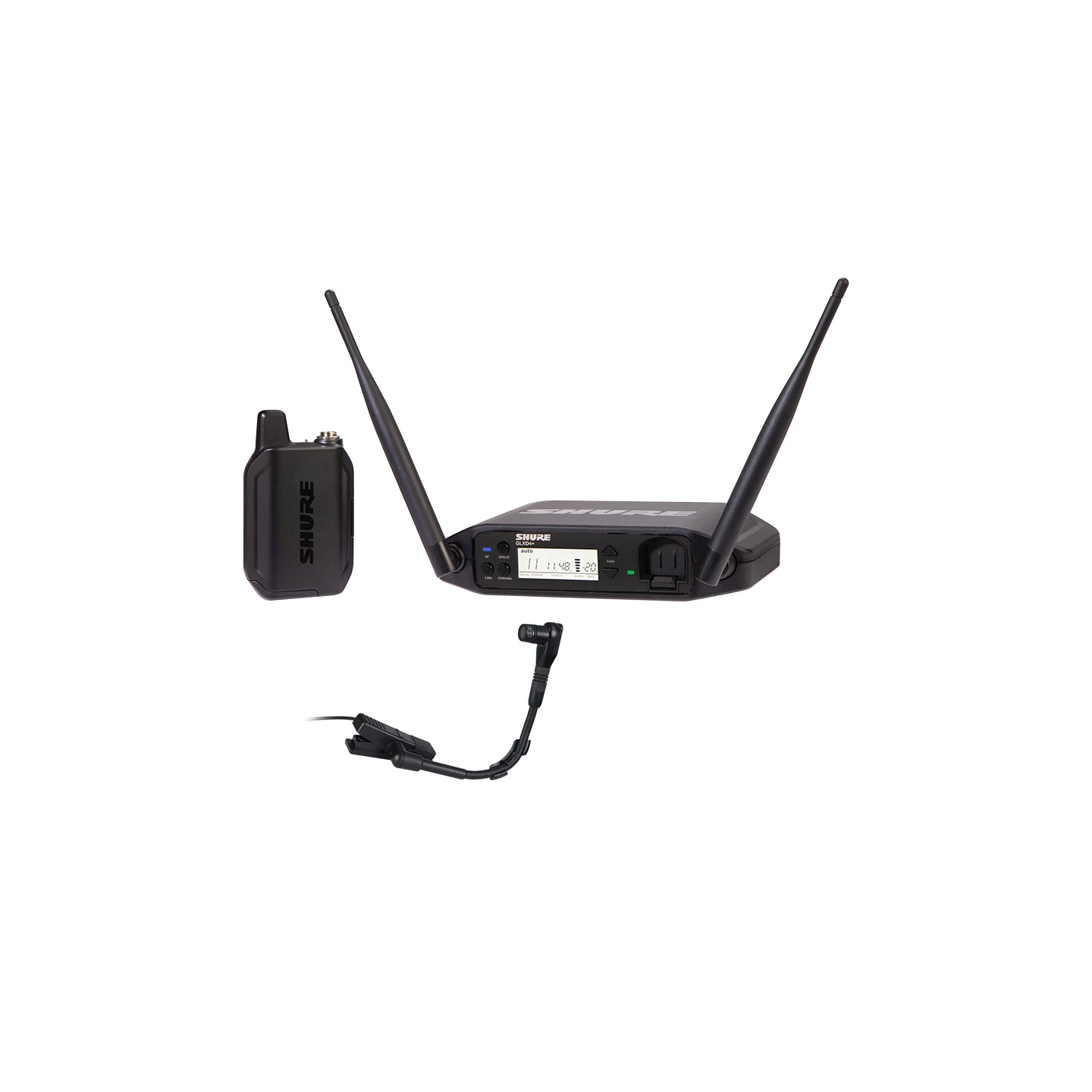 Shure GLXD14+ Instrumentsystem m/ BETA98 2.4 / 5.8 GHz
