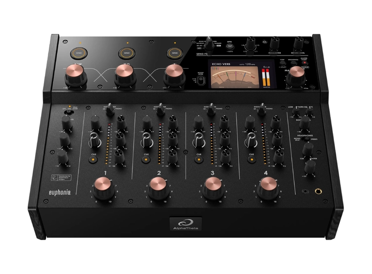 AlphaTheta euphonia Profesjonell 4-kanals rotarymikser 