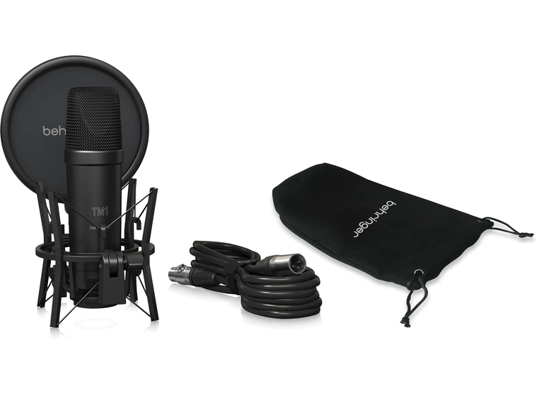 Behringer TM1 Dark Edition Stormembranmikrofon komplett 