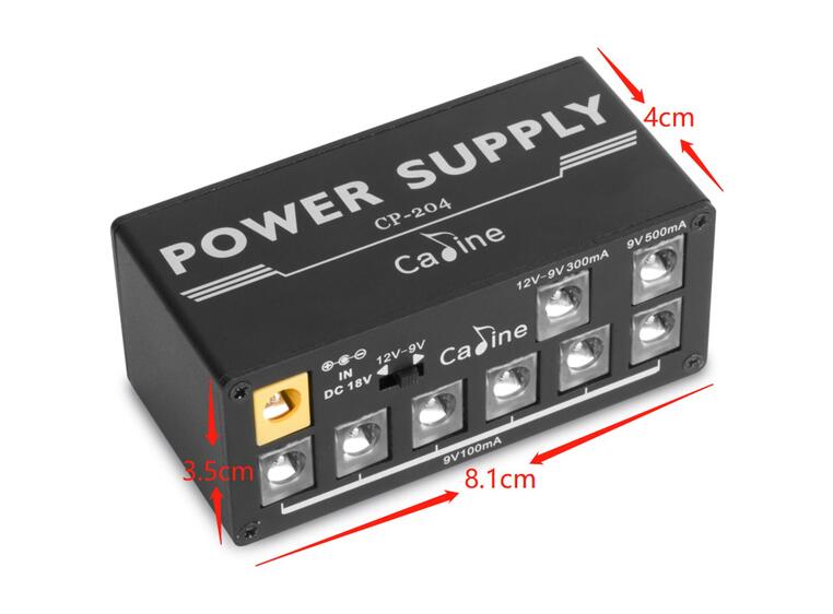 Caline CP-204 Mini Power Multi-strømforsyning