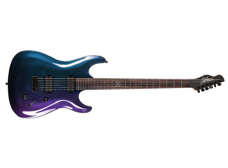 Chapman guitars ML1 Baritone Pro Modern Morpheus Purple Flip Gloss 