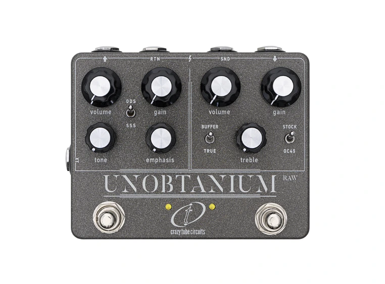Crazy Tube Circuits Unobtanium Raw Overdrive / Amp-in-a-box Pedal 