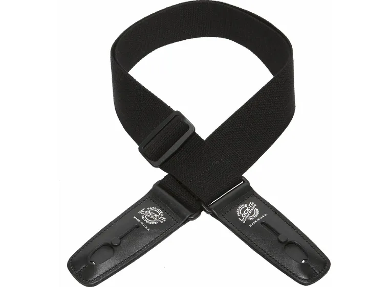 D'Andrea Lock-It Strap 2" Cotton Pro, Black 