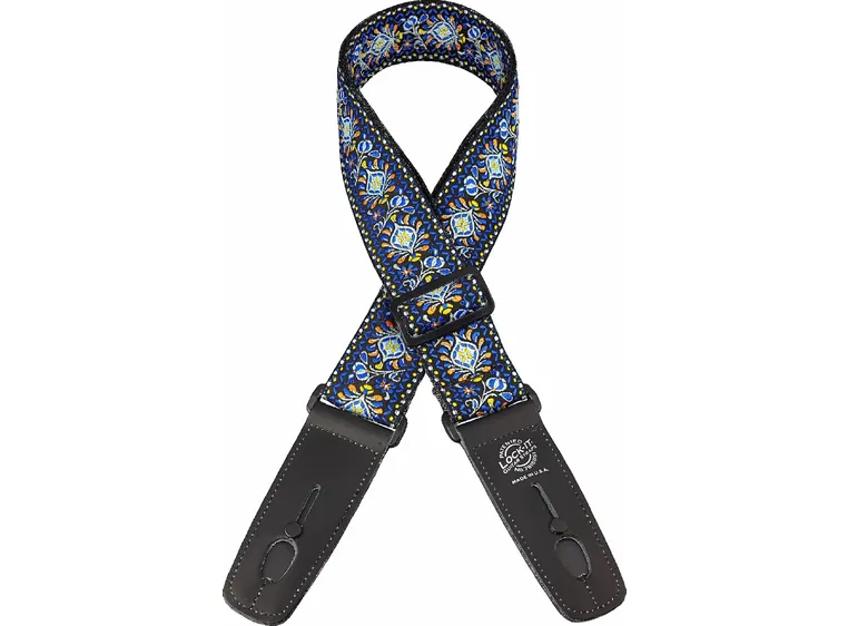 D'Andrea Lock-It Strap 2" Retro Vintage Blue Chill 