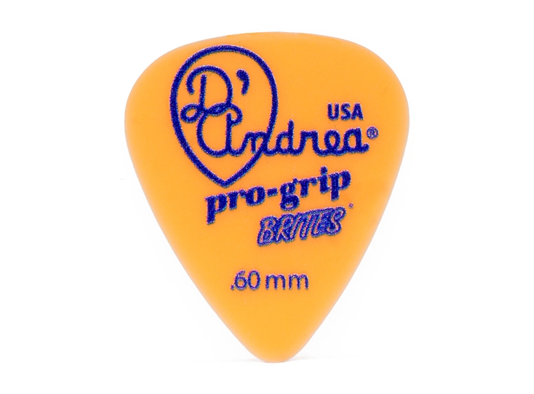 D'Andrea Pro-Grip Brites 351 - 0,60 Thin Med, Orange, Pick Pack 12 pcs 