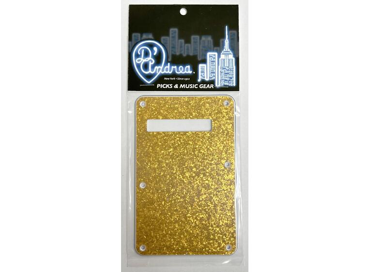 D'Andrea ST-Style Back Plate Gold Sparkle