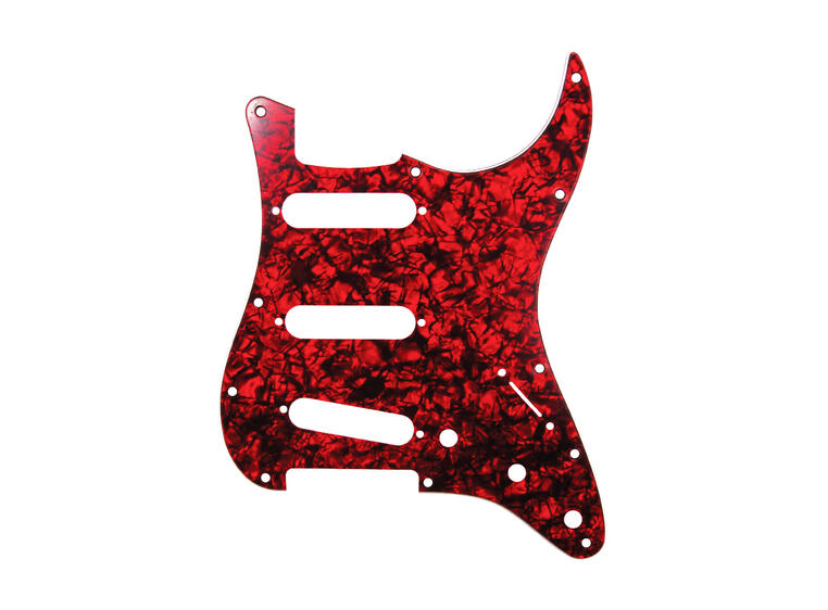 D'Andrea ST-Style SSS Pickguard Red Pearl