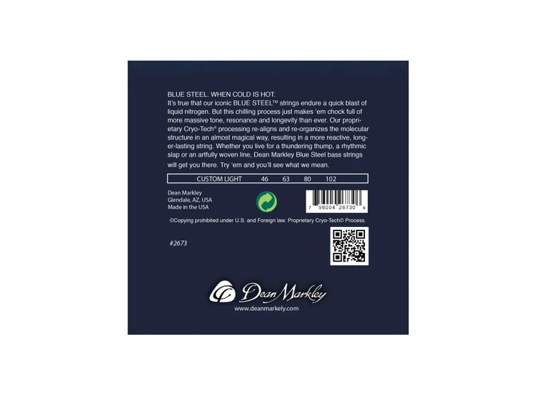 Dean Markley 2673 Bass Blue Steel CL (046-102) 