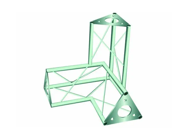Decotruss SAL-33 corner 3-way / right silver 