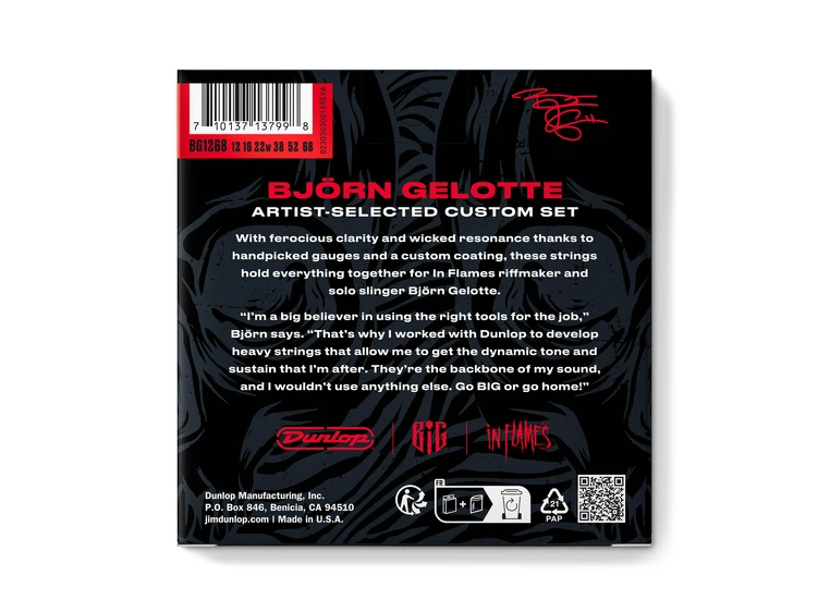 Dunlop BIG1268 Björn Gelotte Signature 