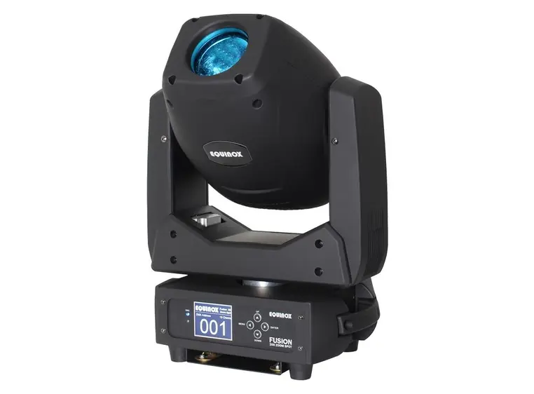 EQUINOX Fusion 200 Zoom spot 1 x 200W LED, 7500K, 11°-25°, Sort 