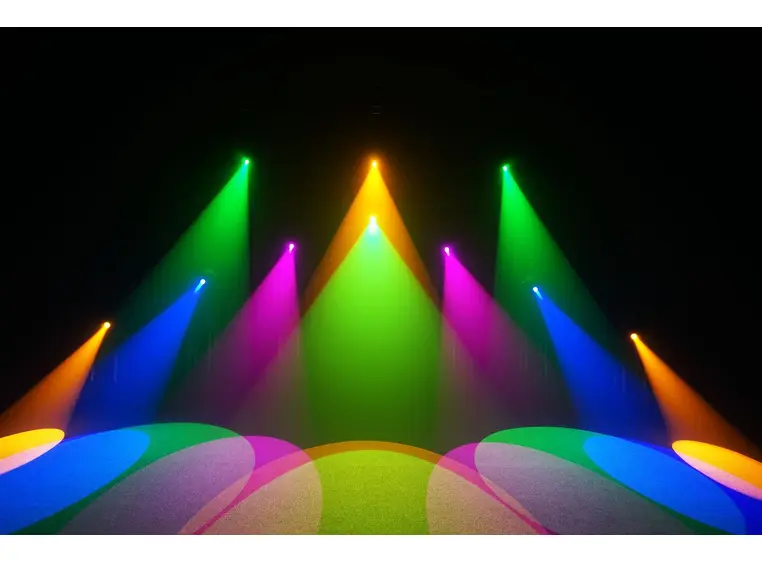 EQUINOX Fusion 200 Zoom spot 1 x 200W LED, 7500K, 11°-25°, Sort 