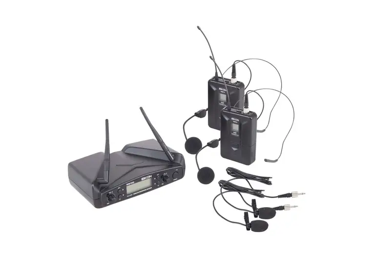 Eikon WM700DHA Dobbelt trådløst system 2x bøyle/mygg (512-562MHz) 