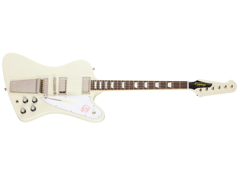 Epiphone 1963 Firebird V Maestro Vibrola Polaris White 