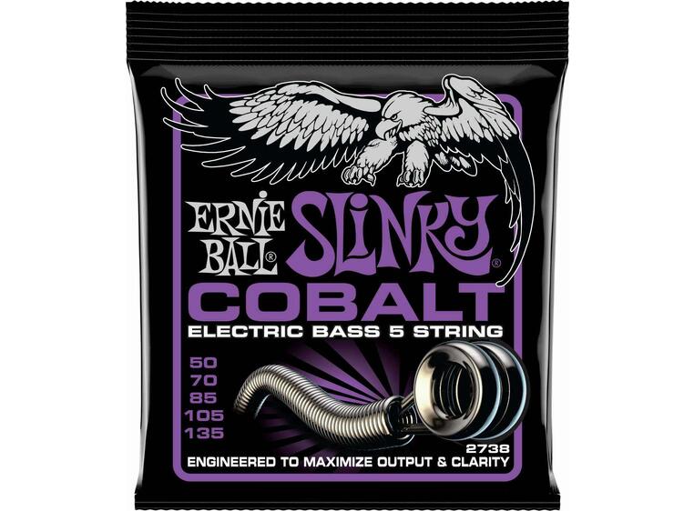 Ernie Ball 2738 Cobalt Power Slinky Bass (050-135) 5-strengers