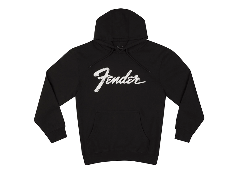 Fender Logo Date Back Hoodie, Black L 