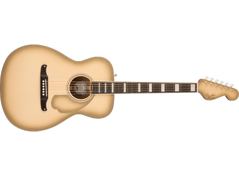 Fender Ltd Ed California Vintage Malibu Med Case, Antigua Pickguard, Antigua 