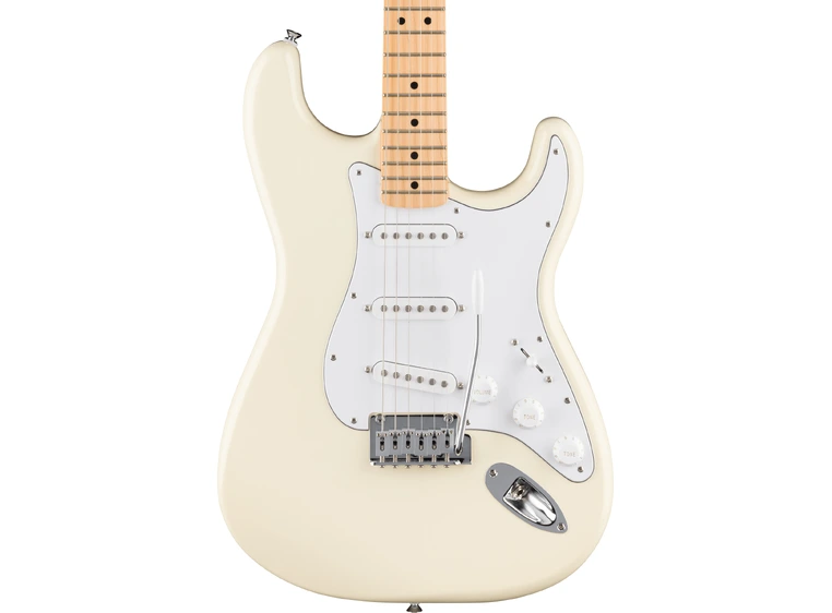 Fender Standard Stratocaster MN, White Pickguard, Olympic White 