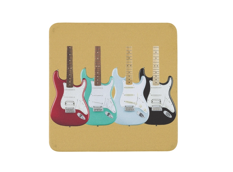 Fender Stratocaster Coaster Set Modern Design 
