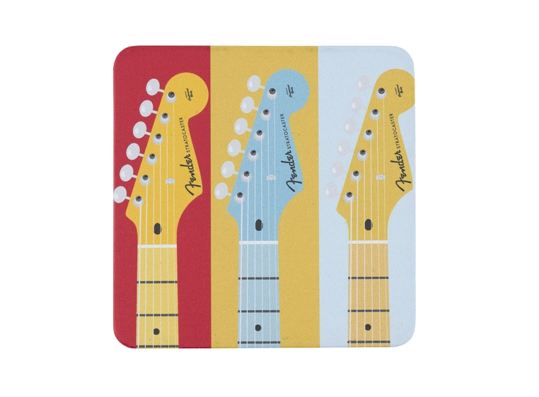 Fender Stratocaster Coaster Set Modern Design 