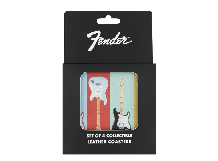 Fender Stratocaster Coaster Set Modern Design 