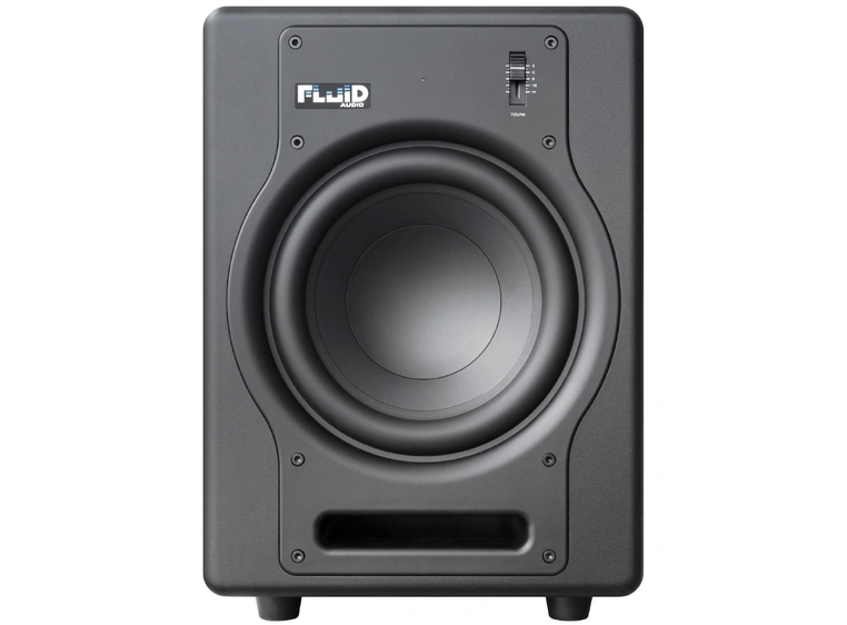 Fluid Audio F8S 8" aktiv subwoofer Sort 200 watt klasse D forsterker 