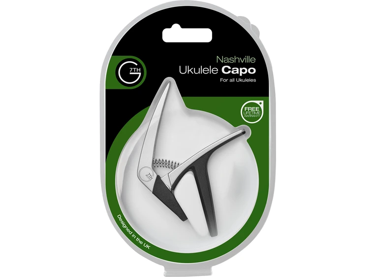 G7th Nashville Capo Ukulele Silver 