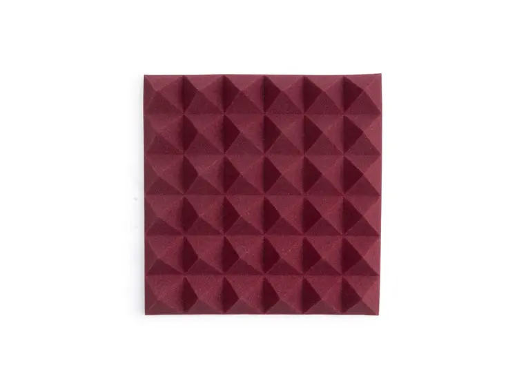 Gator Frameworks GFW-ACPNL1212PBDY-2PK 2 Pack of Burgundy 12x12" Acoustic Panel 