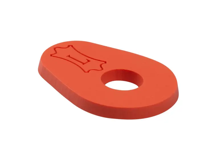 Gator LVY-RINGBLOCK-OR 2-Pair Rubber Guitar Strap Blocks Orange 