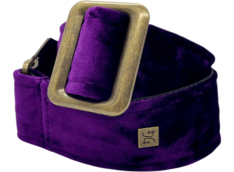 Get'm Get'm Crushed Velvet Purple 2” Gitarreim 