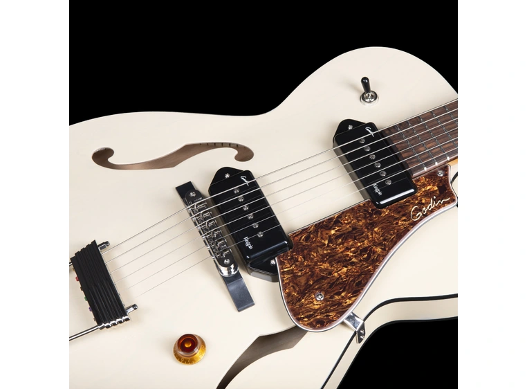 Godin 5th Ave TL Kingpin P90 Tr cream HG 