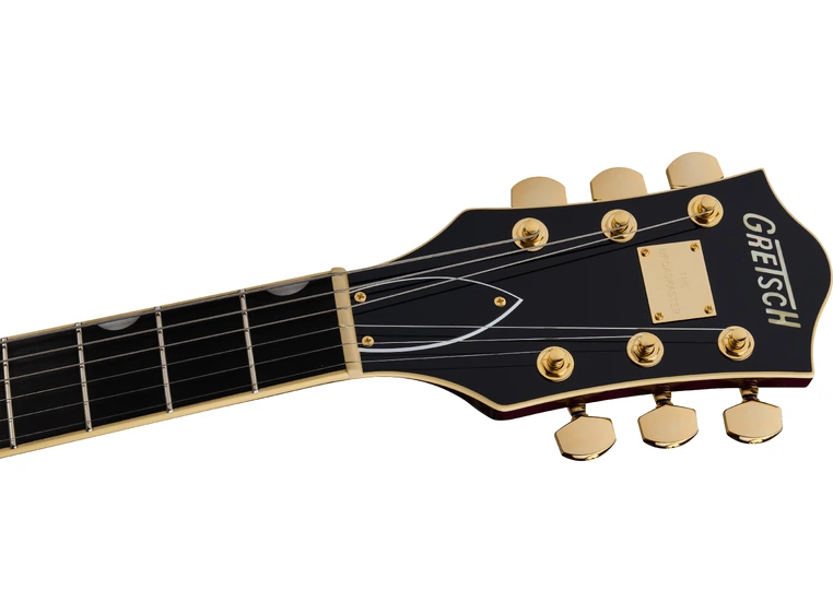 Gretsch Broadkaster Jr. LX Center Block String-Thru Bigsby, EB, Blackberry 