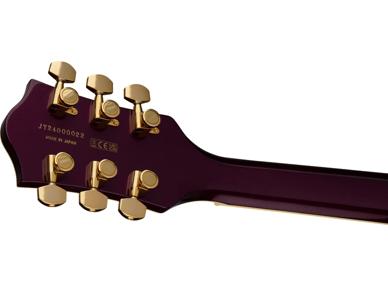 Gretsch Broadkaster Jr. LX Center Block String-Thru Bigsby, EB, Blackberry 