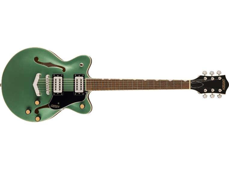 Gretsch G2655 Streamliner Center Block Jr. DC V-Stoptail, LF, Steel Olive 