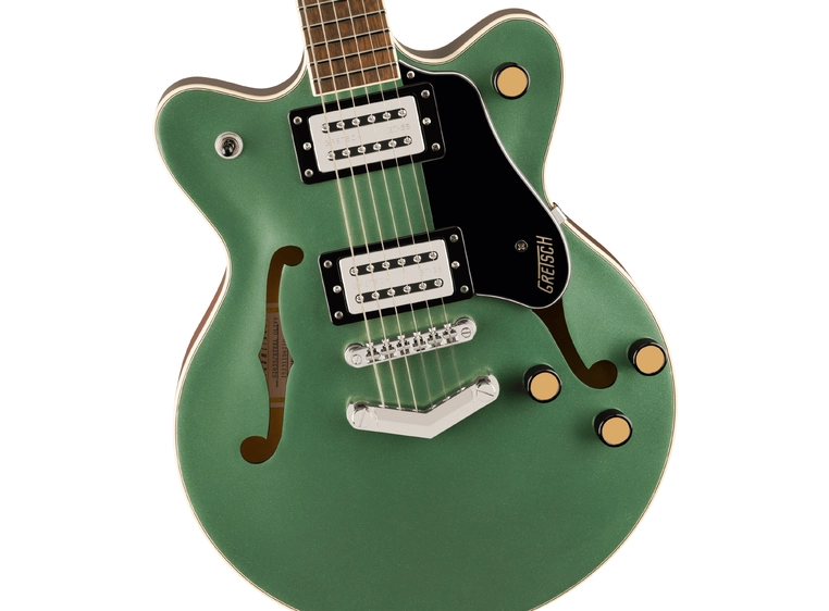Gretsch G2655 Streamliner Center Block Jr. DC V-Stoptail, LF, Steel Olive 