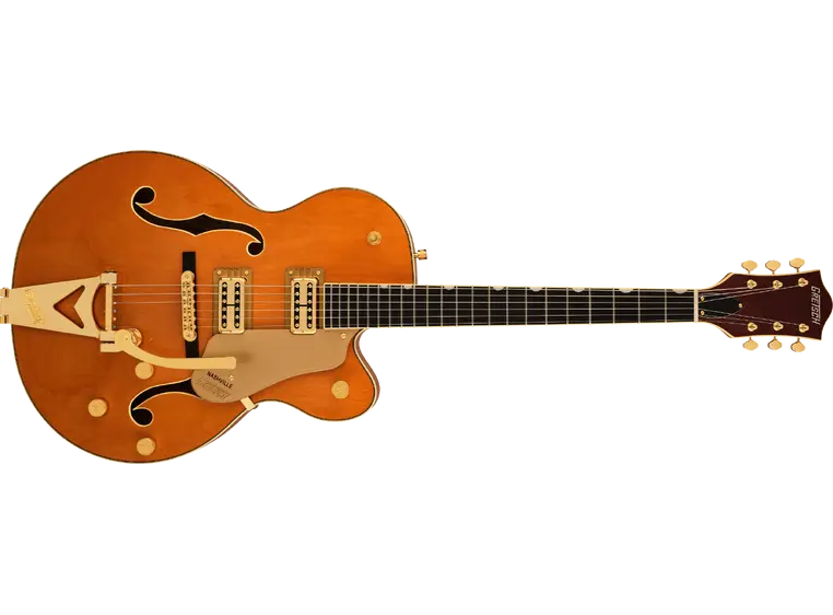 Gretsch Synchromatic Nashville Hollow SC w/Bigsby, EB, 50s Orange Satin 
