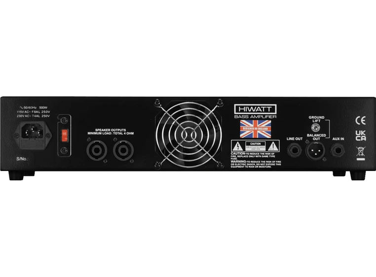 Hiwatt Bulldog 770SH Basstopp Rack version 800w 
