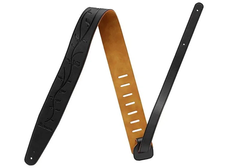 Ibanez GSTL60-BK Strap Synthetic Leather Black 