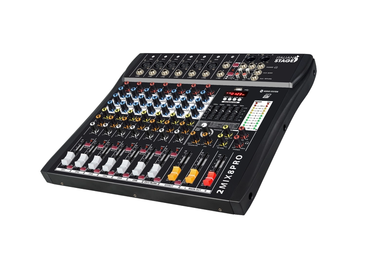 Italian Stage 2MIX8PRO Analog Mikser 8-kanaler 