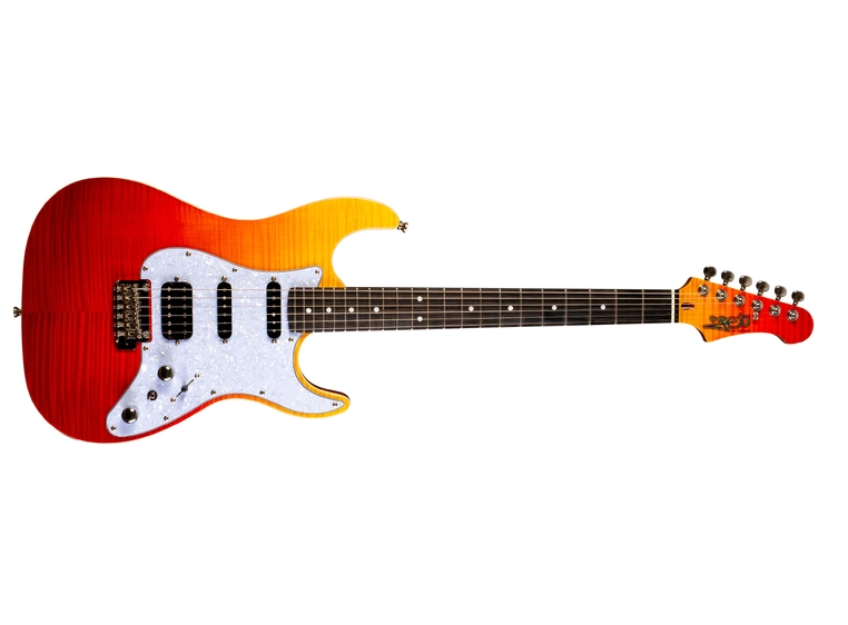 Jet Guitars JS-600 Trans Red 