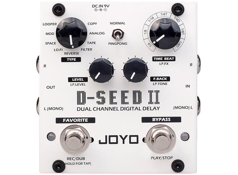 Joyo D-SEED II Dual Channel Digital Delay