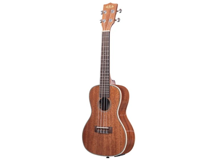 Kala KA-CGE Gloss Mahogany Concert Ukulele, med EQ & Bag (UB-C)