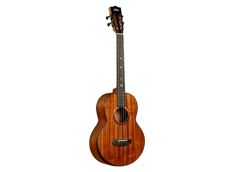 Kala KA-CT-SMH-BG Contour All Solid Gloss Mahogany Baritone Ukulele, med bag 