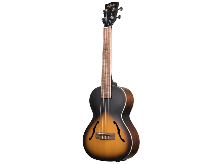 Kala KA-JTE/2TS Tobacco Burst Archtop Tenor Ukulele, med EQ & case (UC-T) 