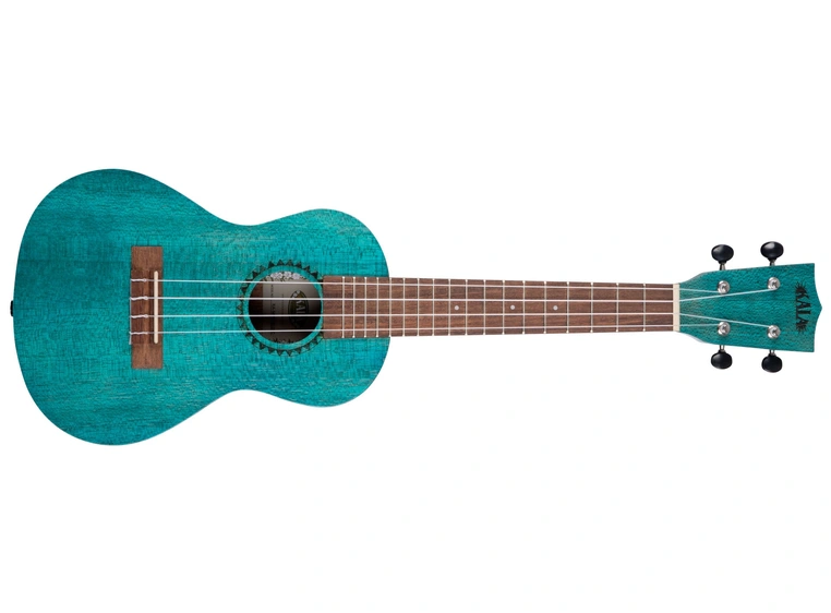 Kala KA-MRT-BLU-C Ocean Blue Watercolor Meranti Concert Ukulele 