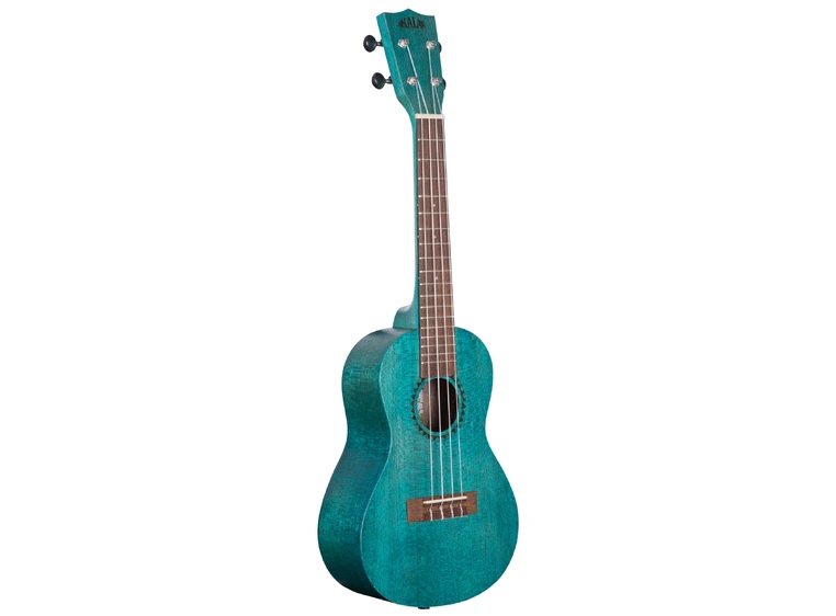 Kala KA-MRT-BLU-C Ocean Blue Watercolor Meranti Concert Ukulele 