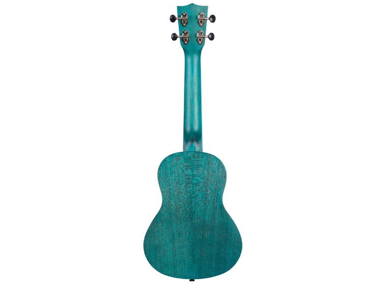 Kala KA-MRT-BLU-C Ocean Blue Watercolor Meranti Concert Ukulele 
