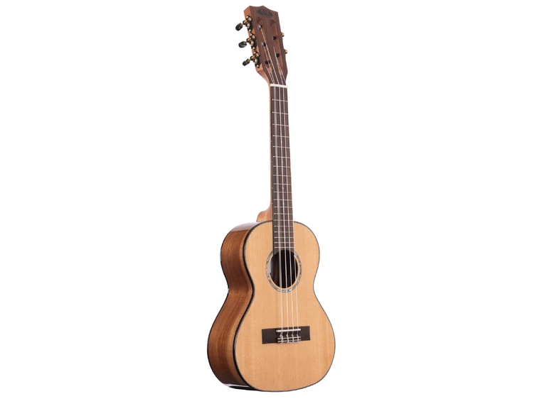 Kala KA-SCAC-T5 Gloss Solid Cedar Top Acacia 5-String Tenor Ukulele, bag, UB-T 