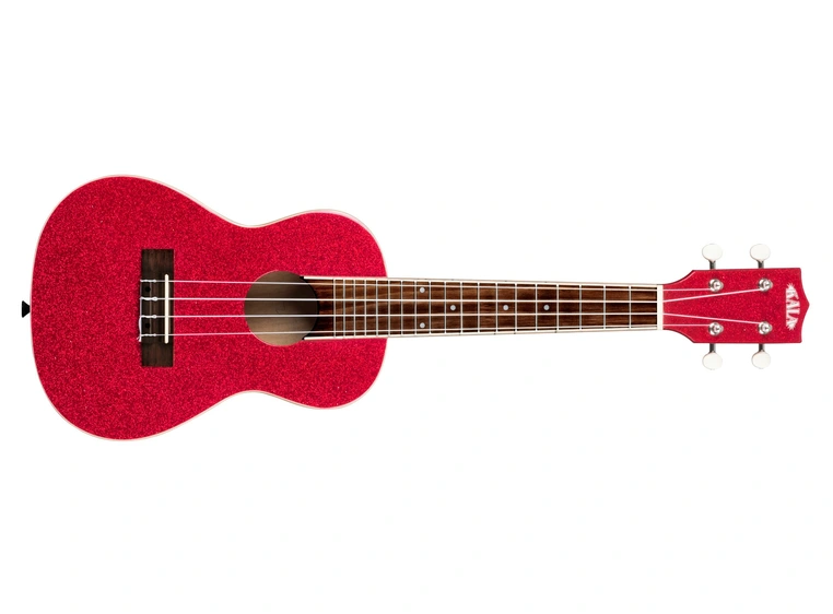 Kala KA-SPRK-RED Sparkle Series Ritsy Red Concert Ukulele, med bag (UB-C) 