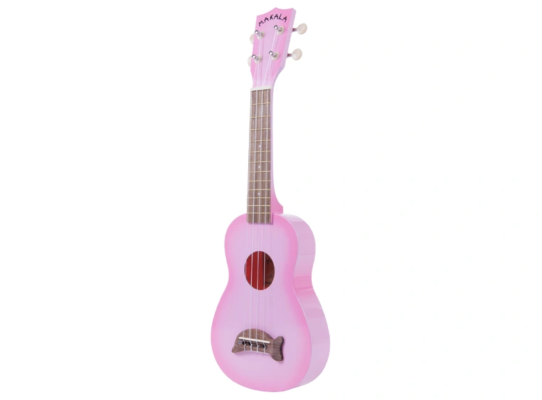 Kala Makala Dolphin MK-SD-PKBURST Pink Burst Soprano Ukulele med bag 